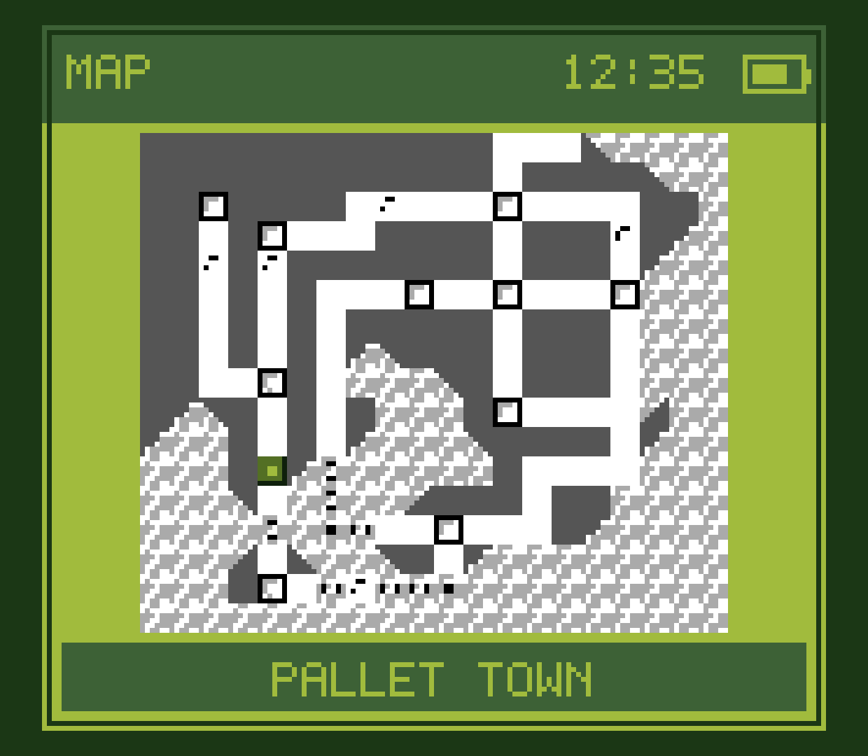 Kanto Gear map on the second display